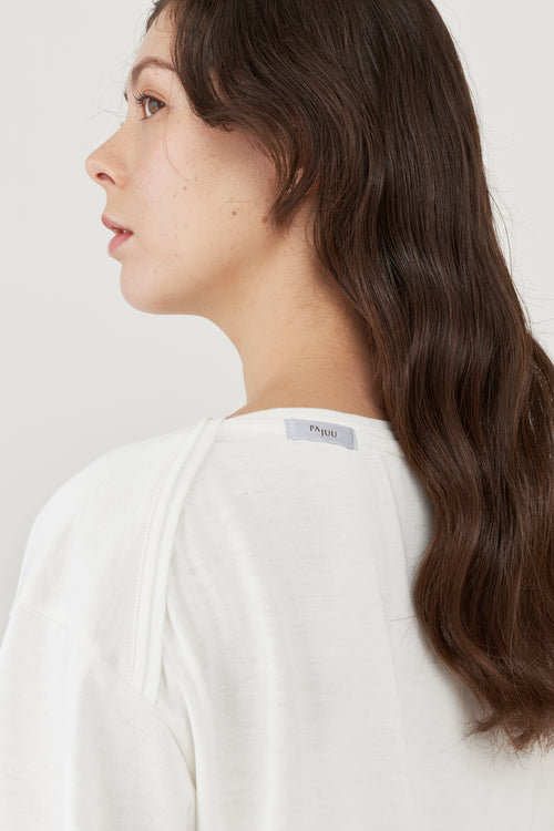 ボートネックTシャツ CLOUD