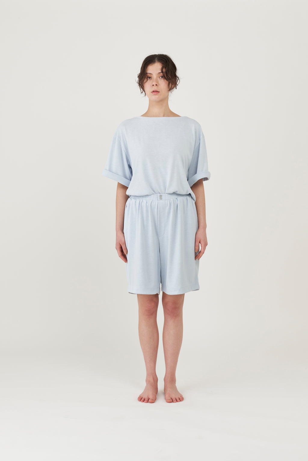 ボートネックTシャツ＆ショートパンツ MISTY×MIDNIGHT