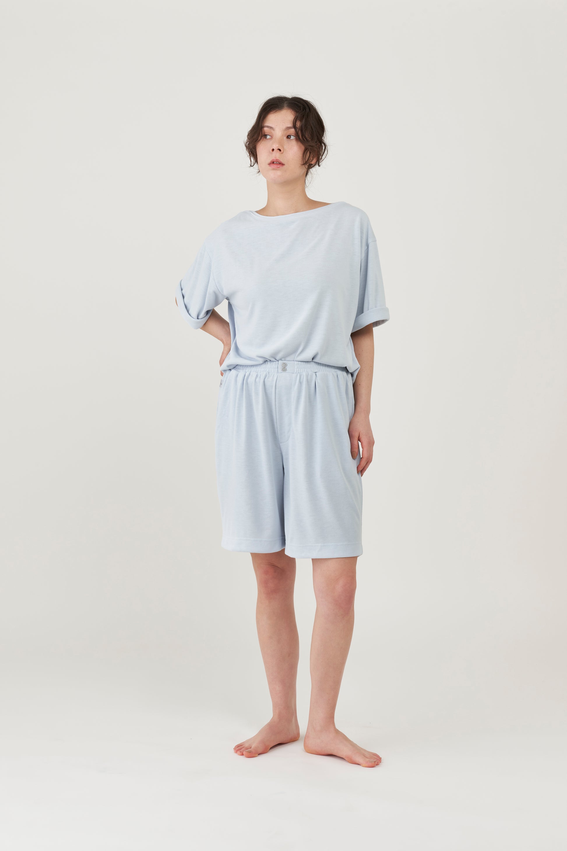 ボートネックTシャツ＆ショートパンツ MISTY×MIDNIGHT