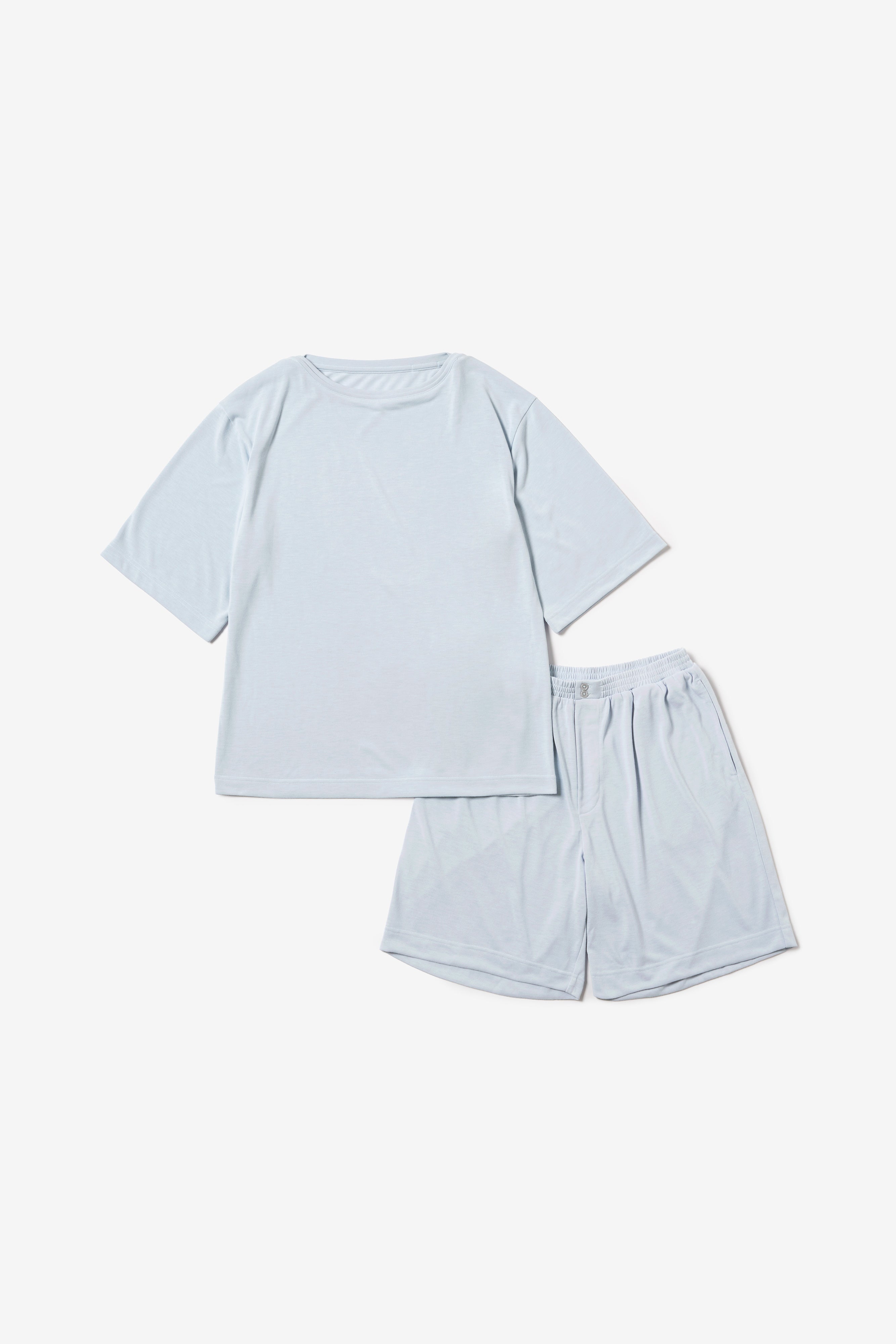 【未使用】PAJUUパジュー ボートネックTシャツ＆ショートパンツ ルームウェア ボートネックTシャツ＆ショートパンツ – PAJUU