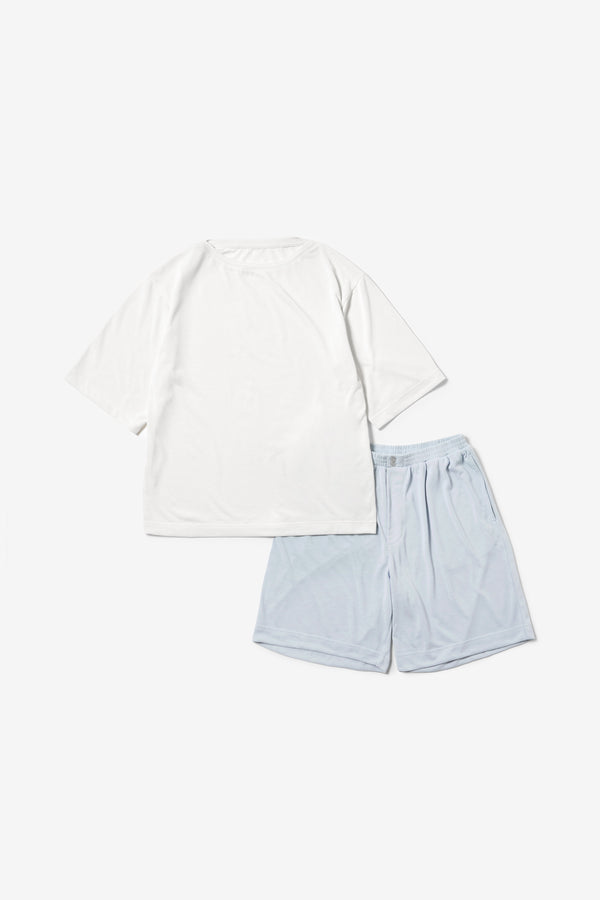 ボートネックTシャツ＆ショートパンツ CLOUD×MISTY
