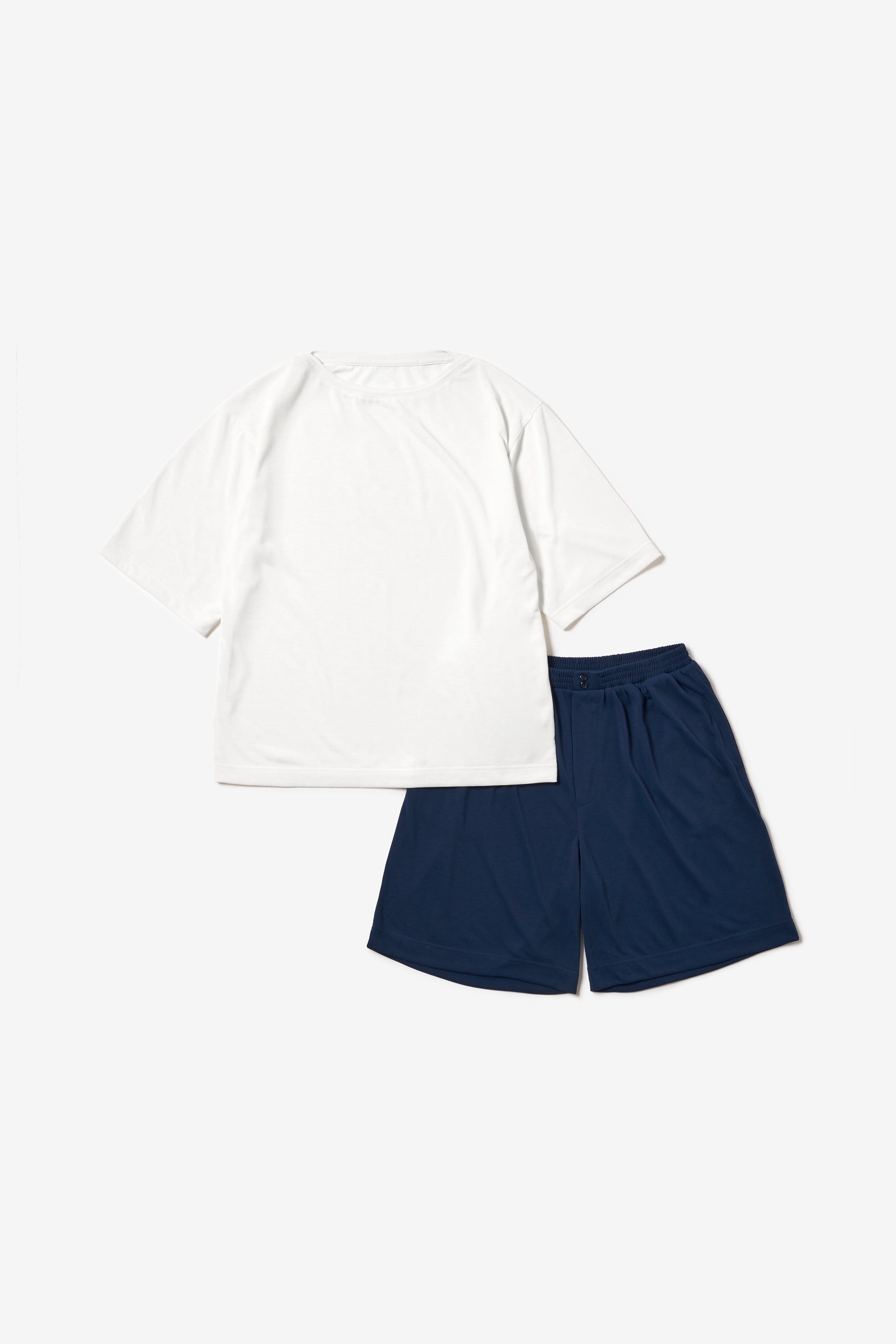 ボートネックTシャツ＆ショートパンツ CLOUD×MIDNIGHT
