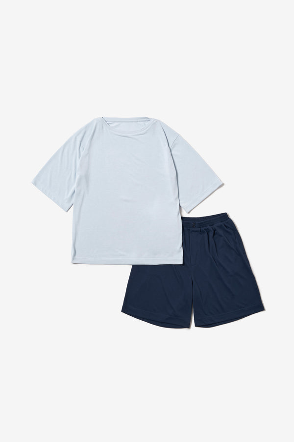 ボートネックTシャツ＆ショートパンツ MISTY×MIDNIGHT