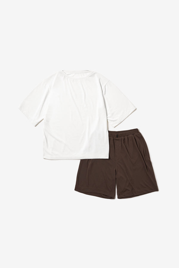 ボートネックTシャツ＆ショートパンツ CLOUD×DEEP