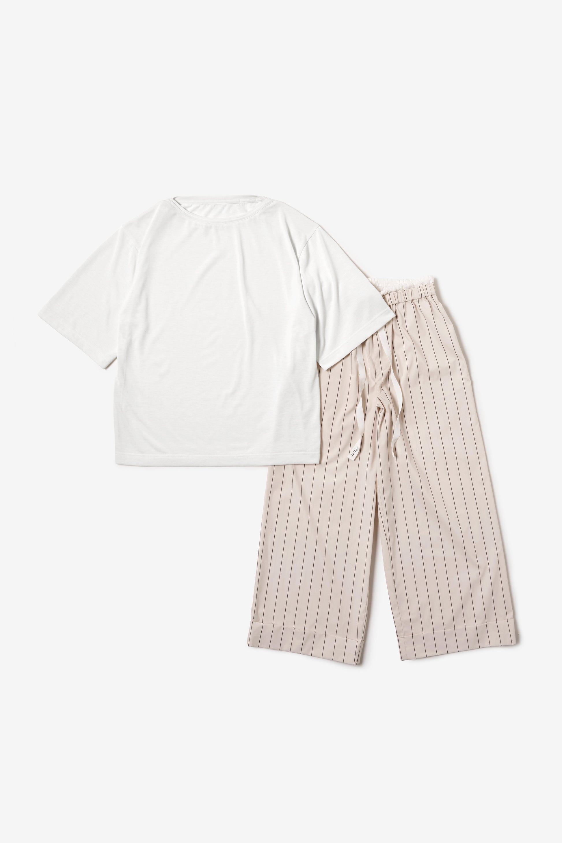 ボートネックTシャツ＆ロングパンツ  CLOUD×EARTH