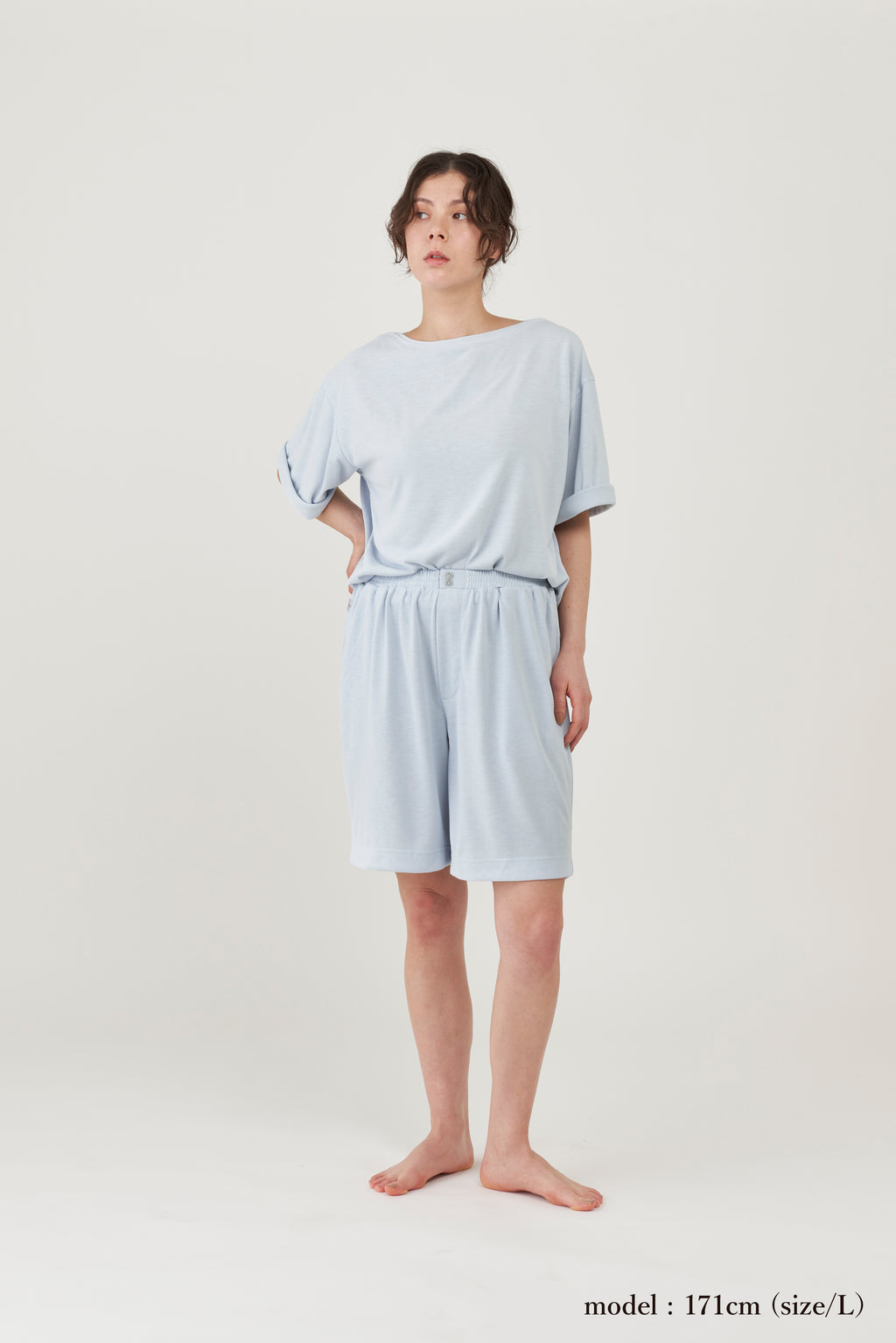 ボートネックTシャツ MIDNIGHT