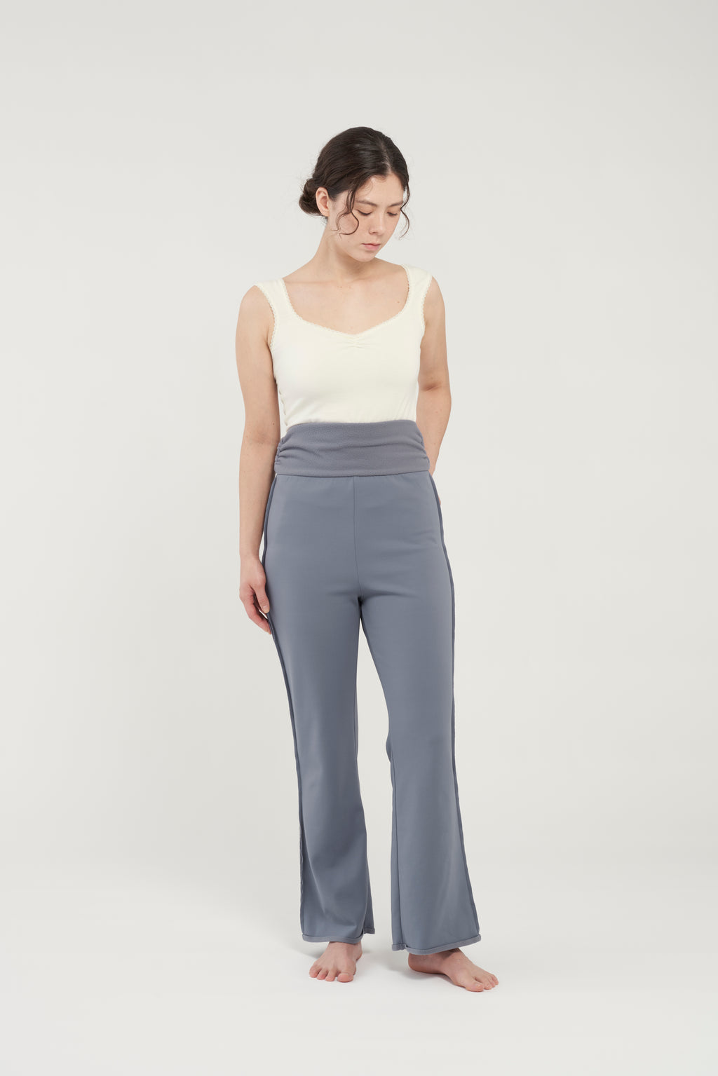 フェザースウェット 2WAYパンツ BlueGray