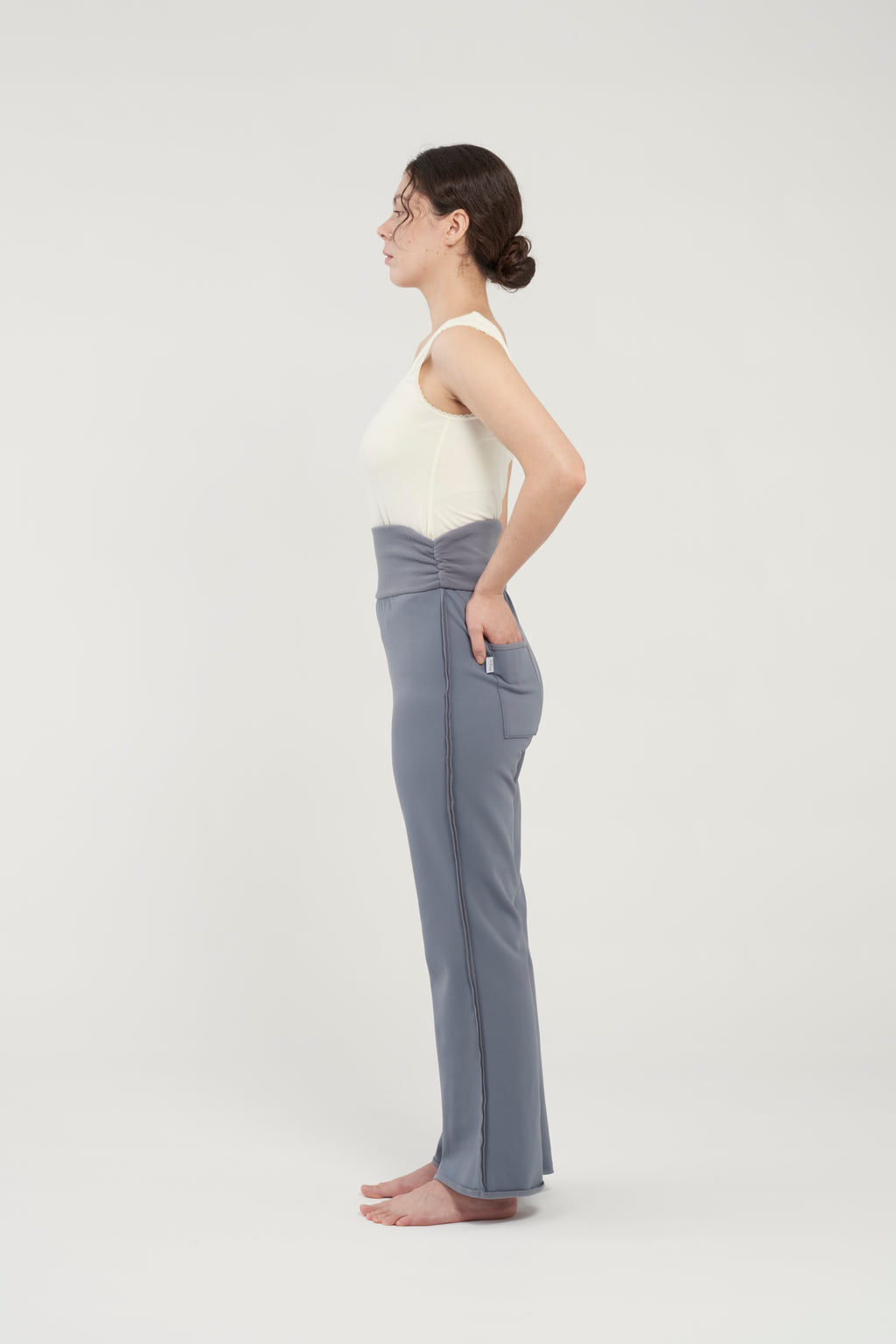フェザースウェット 2WAYパンツ BlueGray