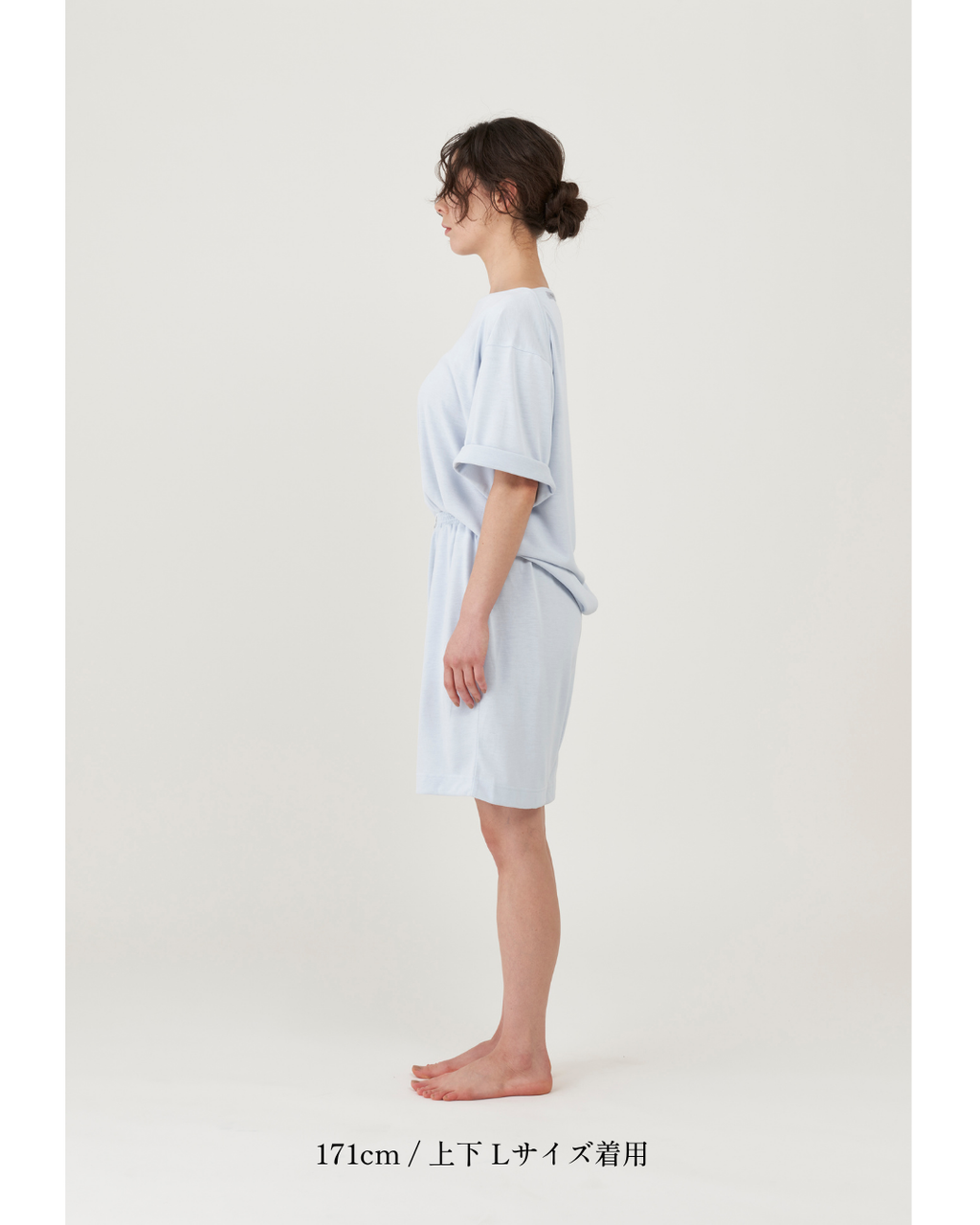 ボートネックTシャツ CLOUD