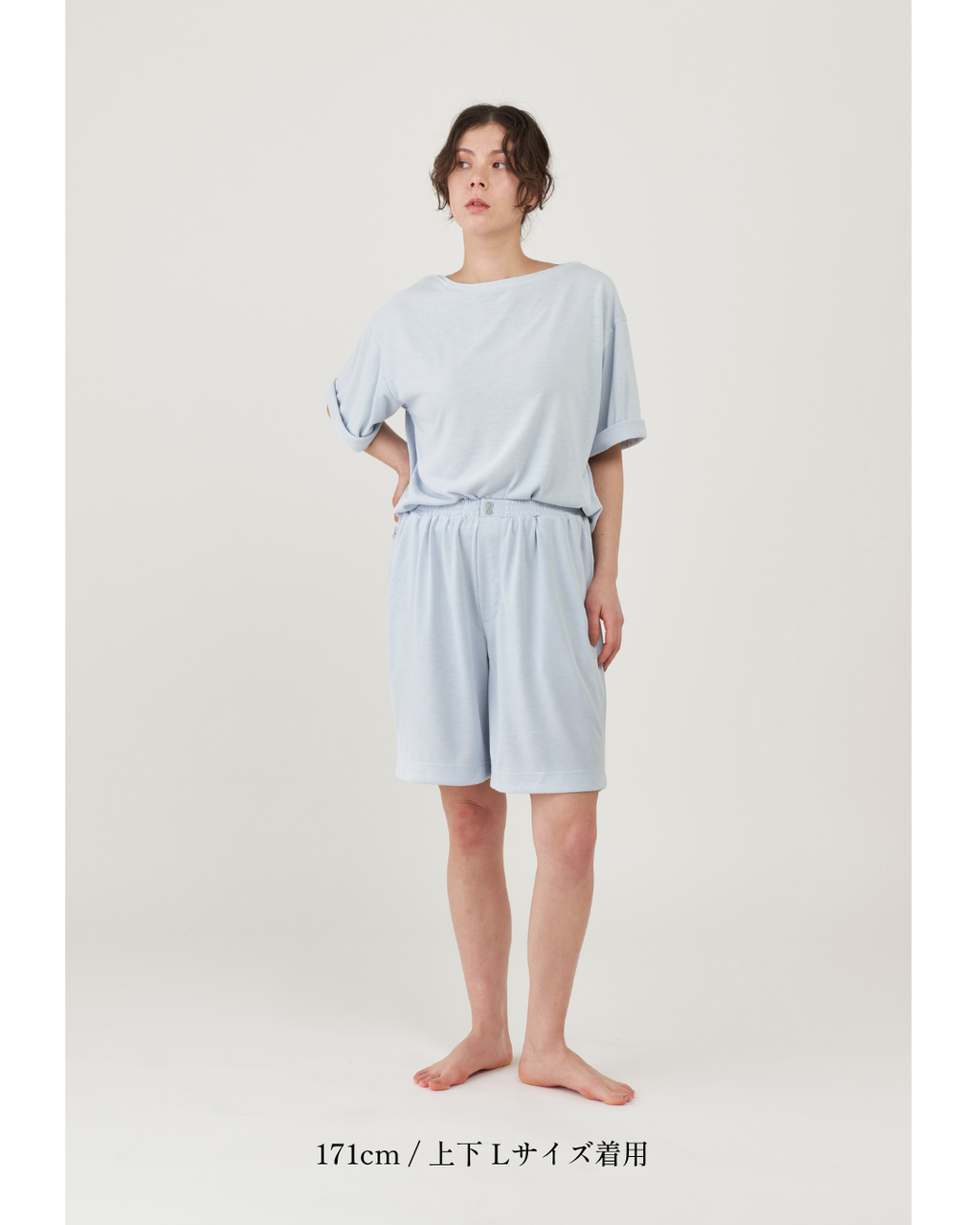 ボートネックTシャツ CLOUD