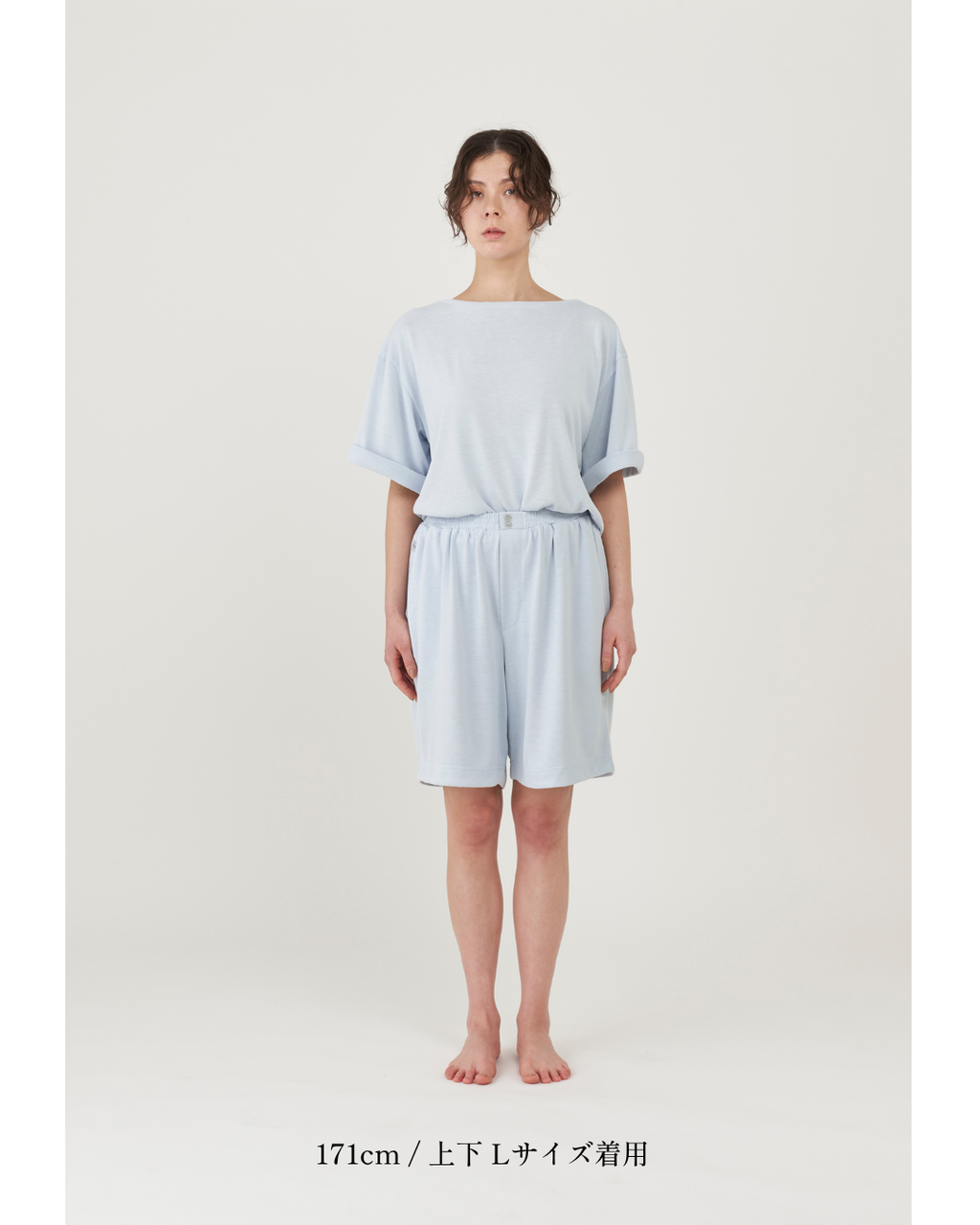 ボートネックTシャツ CLOUD