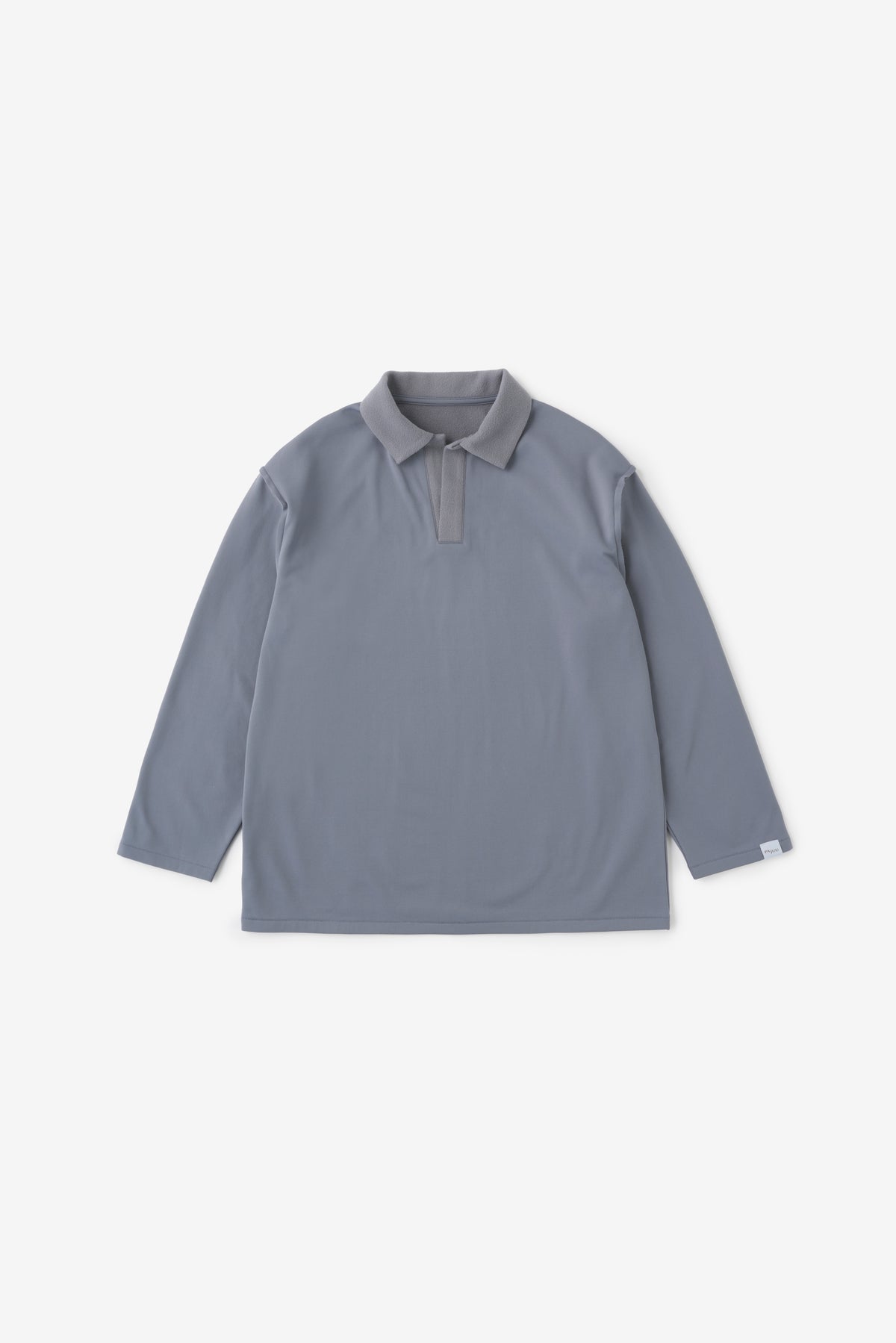 フェザースウェット ラガーシャツ BlueGray