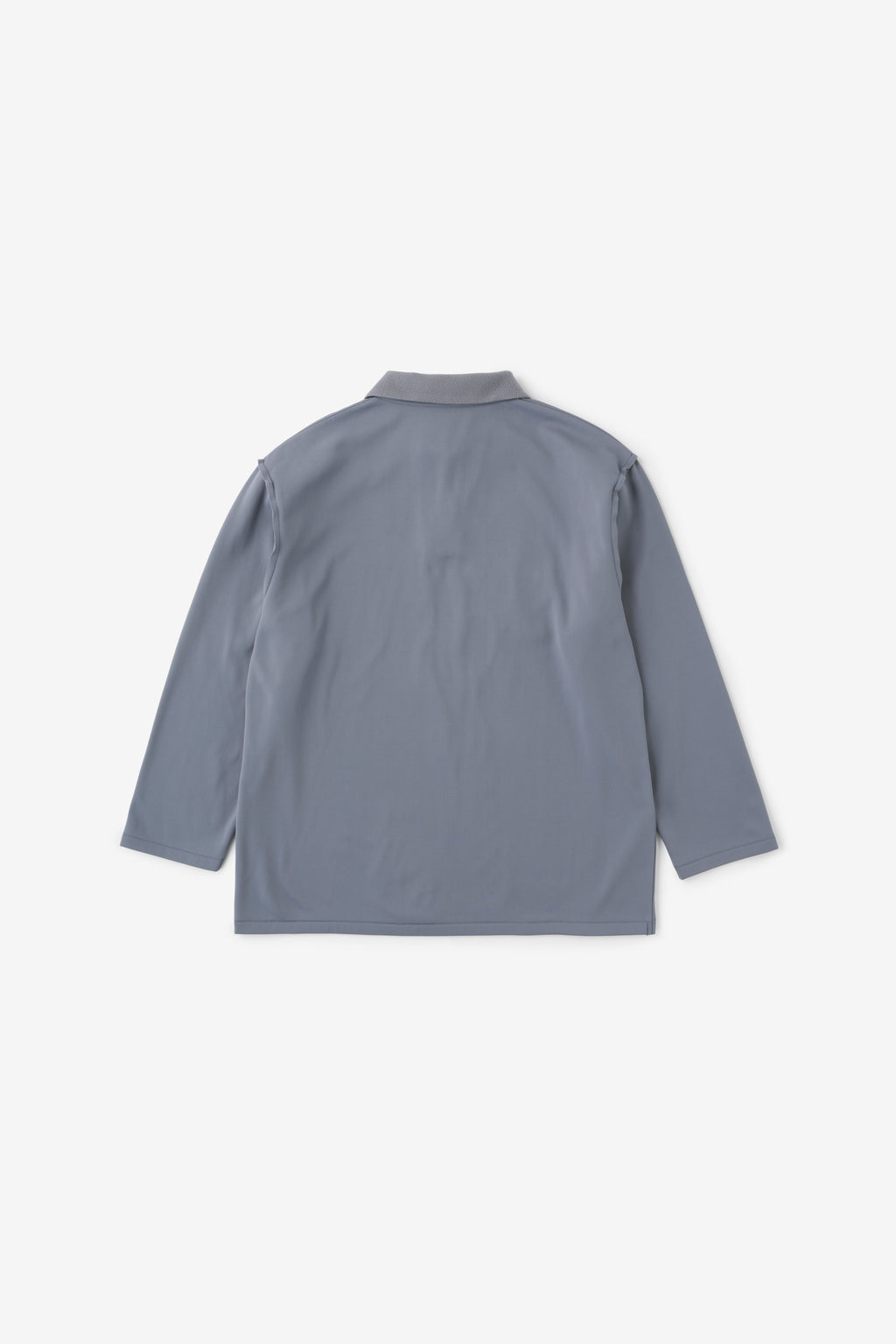 フェザースウェット ラガーシャツ BlueGray