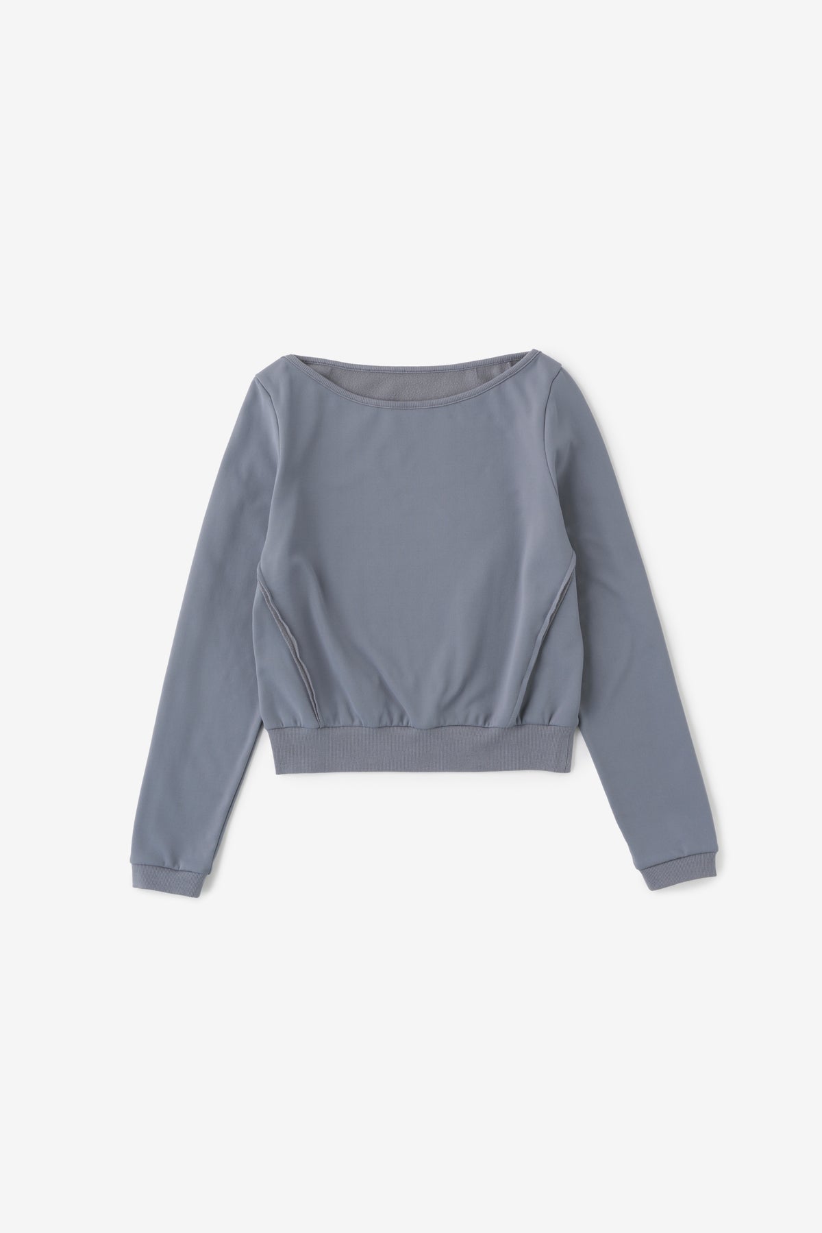 フェザースウェット ボートネック BlueGray