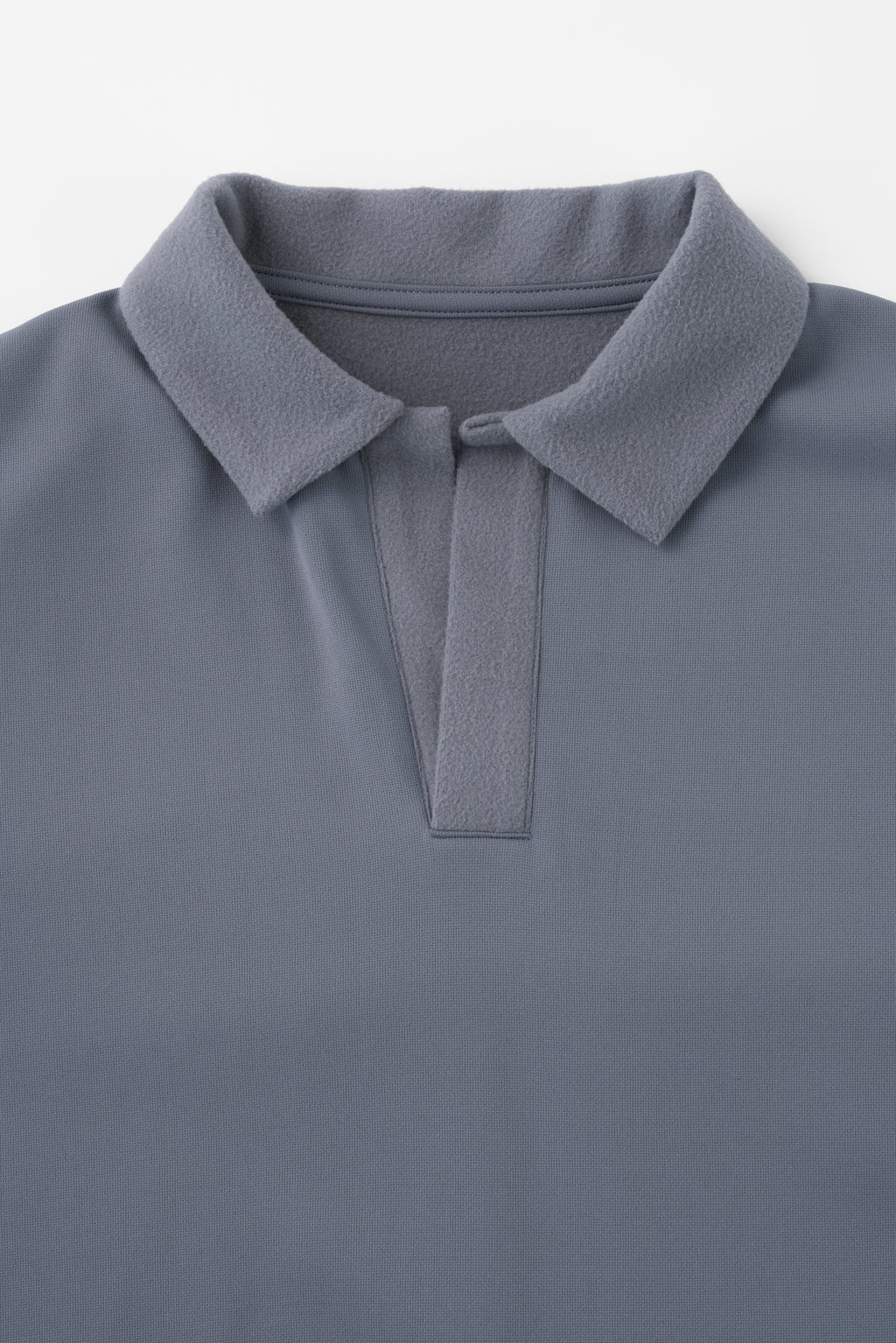 フェザースウェット ラガーシャツ BlueGray
