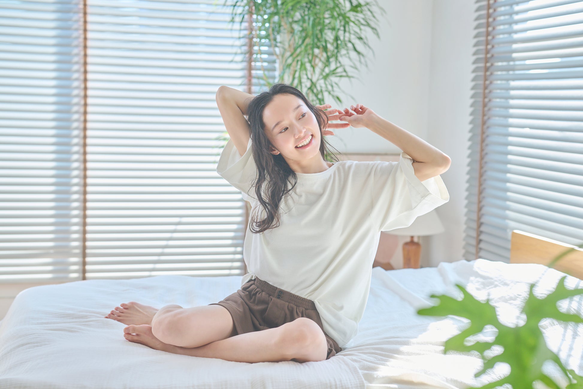 ボートネックTシャツ＆ショートパンツ CLOUD×DEEP